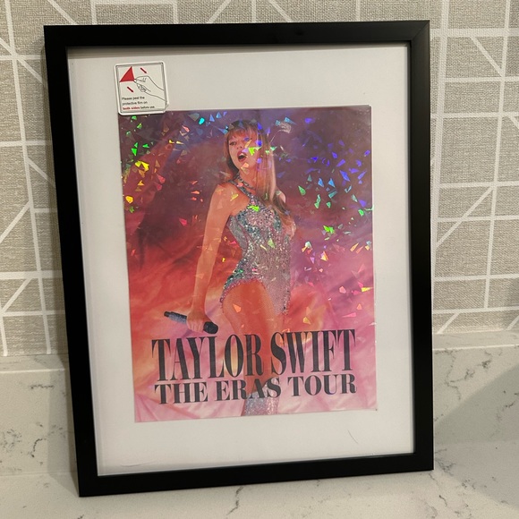Accessories - Taylor Swift The Eras Tour Movie Poster Custom Prism Holographic Picture w Frame